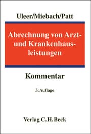 Cover von Abrechnung von Arzt- und Krankenhausleistungen