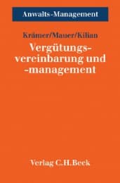 Cover von Anwaltliches Honorarmanagement
