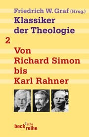 Cover von Klassiker der Theologie 2: Von Richard Simon bis Karl Rahner