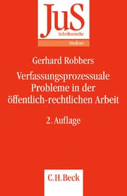 Cover von Verfassungsprozessuale Probleme in der öffentlich-rechtlichen Arbeit