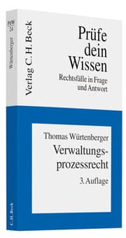 Cover von Verwaltungsprozessrecht