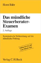 Cover von Das mündliche Steuerberater-Examen