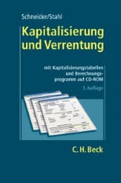 Cover von Kapitalisierung und Verrentung