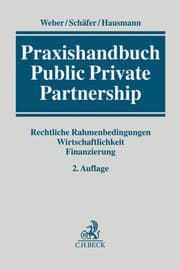 Cover von Praxishandbuch Public Private Partnership