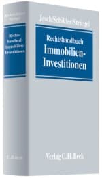 Cover von Rechtshandbuch Immobilien - Investitionen