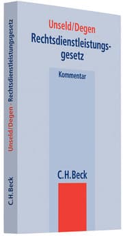 Cover von Rechtsdienstleistungsgesetz