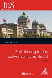 Cover von Einführung in das schweizerische Recht