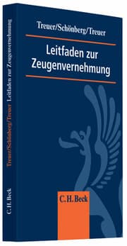 Cover von Leitfaden zur Zeugenvernehmung