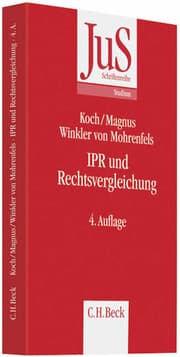 Cover von IPR und Rechtsvergleichung