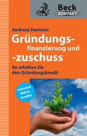 Cover von Gründungsfinanzierung und -zuschuss