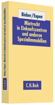 Cover von Mietrecht in Einkaufszentren und anderen Spezialimmobilien