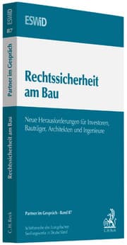 Cover von Rechtssicherheit am Bau