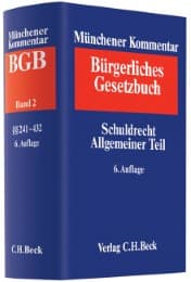 Cover von Münchener Kommentar zum Bürgerlichen Gesetzbuch 2