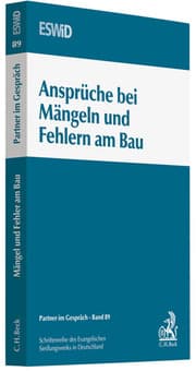 Cover von Ansprüche bei Mängeln und Fehlern am Bau