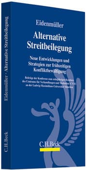 Cover von Alternative Streitbeilegung