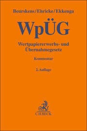Cover von Wertpapiererwerbs- und Übernahmegesetz. WpÜG