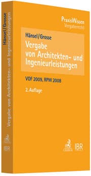 Cover von Vergabe von Architekten- und Ingenieurleistungen