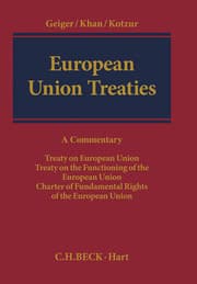 Cover von European Union Treaties