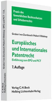 Cover von Europäisches und internationales Patentrecht