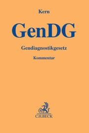 Cover von Gendiagnostikgesetz. GenDG