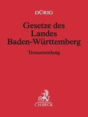 Cover von Gesetze des Landes Baden-Württemberg