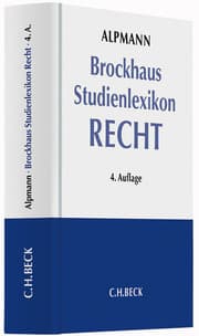 Cover von Brockhaus Studienlexikon Recht Buch + CD-ROM