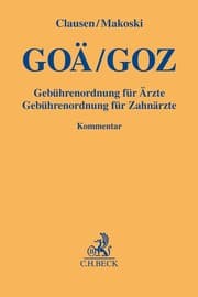 Cover von GOÄ/GOZ