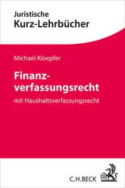 Cover von Finanzverfassungsrecht