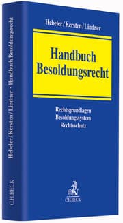 Cover von Handbuch Besoldungsrecht