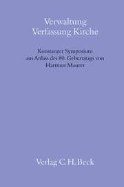 Cover von Verwaltung Verfassung Kirche