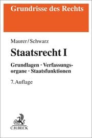 Cover von Staatsrecht I