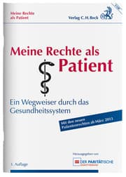 Cover von Meine Rechte als Patient