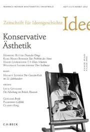 Cover von Zeitschrift für Ideengeschichte Heft VII/3 Herbst 2013