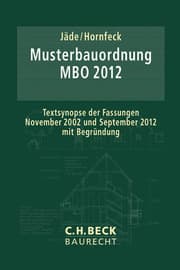 Cover von Musterbauordnung (MBO 2012)