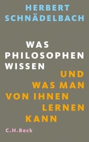 Cover von Was Philosophen wissen