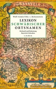 Cover von Lexikon schwäbischer Ortsnamen