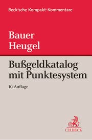 Cover von Bußgeldkatalog mit Punktesystem