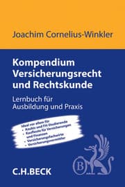 Cover von Kompendium Versicherungsrecht und Rechtskunde