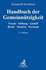 Cover von Handbuch der Gemeinnützigkeit