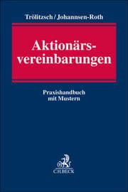 Cover von Aktionärsvereinbarungen