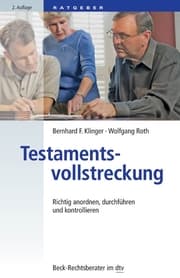 Cover von Testamentsvollstreckung