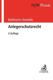 Cover von Anlegerschutzrecht
