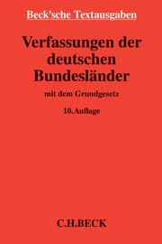 Cover von Verfassungen der deutschen Bundesländer