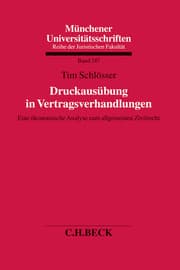 Cover von Druckausübung in Vertragsverhandlungen