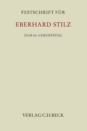 Cover von Festschrift für Eberhard Stilz zum 65.Geburtstag