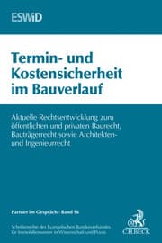 Cover von Termin- und Kostensicherheit im Bauverlauf