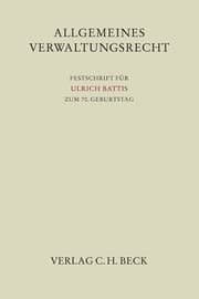 Cover von Allgemeines Verwaltungsrecht