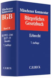 Cover von Münchener Kommentar zum Bürgerlichen Gesetzbuch 10