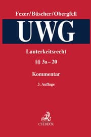 Cover von Lauterkeitsrecht, Kommentar zum Gesetz gegen den unlauteren Wettbewerb (UWG) Band 2. UWG