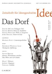 Cover von Zeitschrift für Ideengeschichte Heft IX/2 Sommer 2015